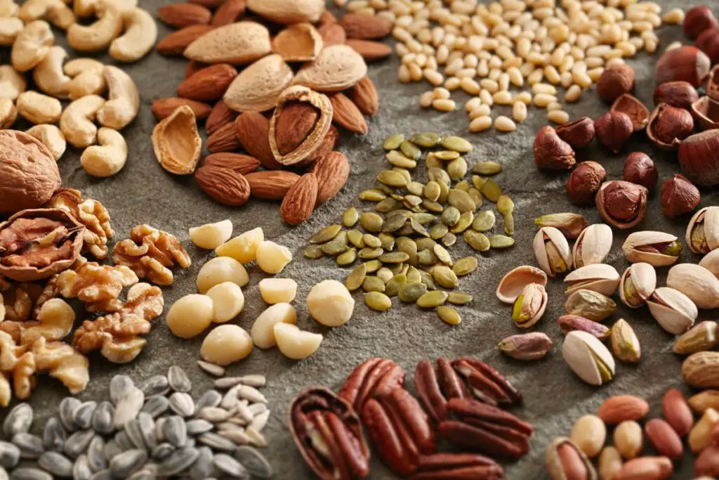 high protein nuts and seeds