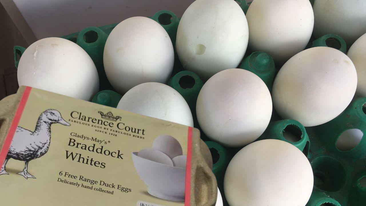 duck eggs