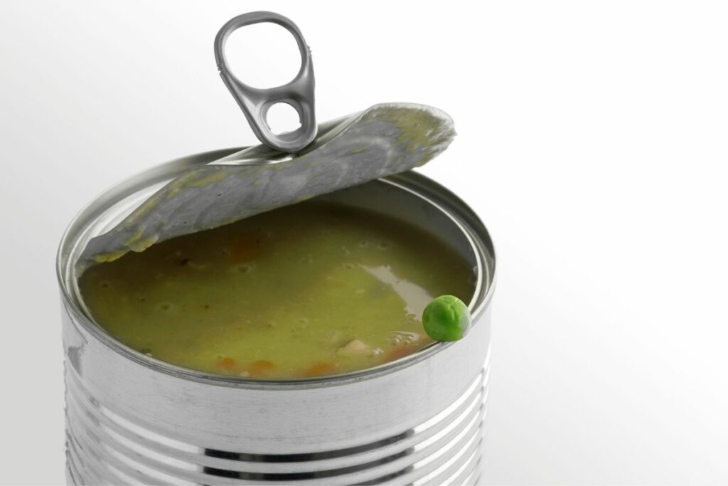 canned soup that contain gluten ingredients