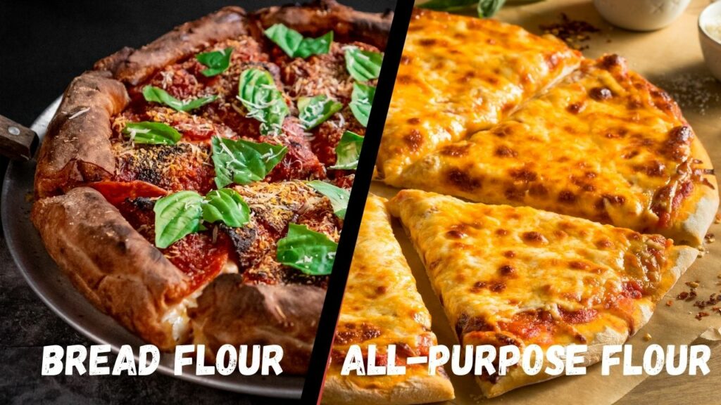 bread flour pizza compared to all purpose flour pizza