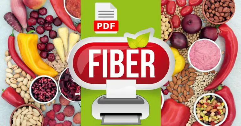 Printable List Of High-Fiber Foods (Free)