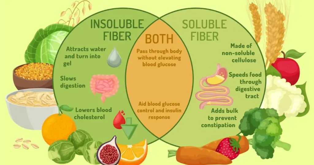 soluble vs insoluble fibre