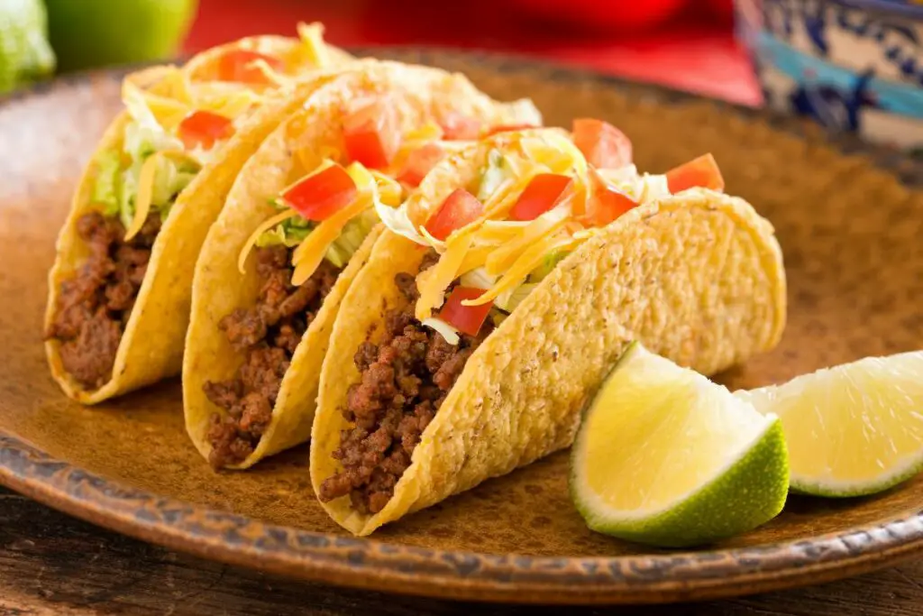 tacos, one of the most consumed foods in America