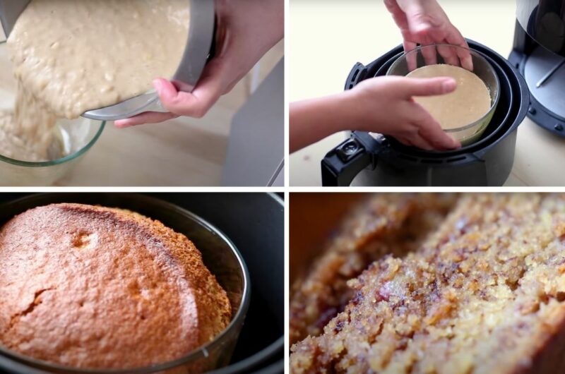 Air Fryer Banana Bread Recipe (+ Video)