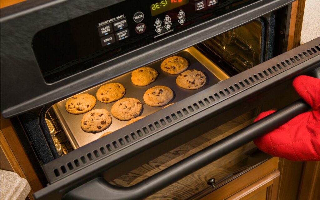 baking air fryer cookies in the oven