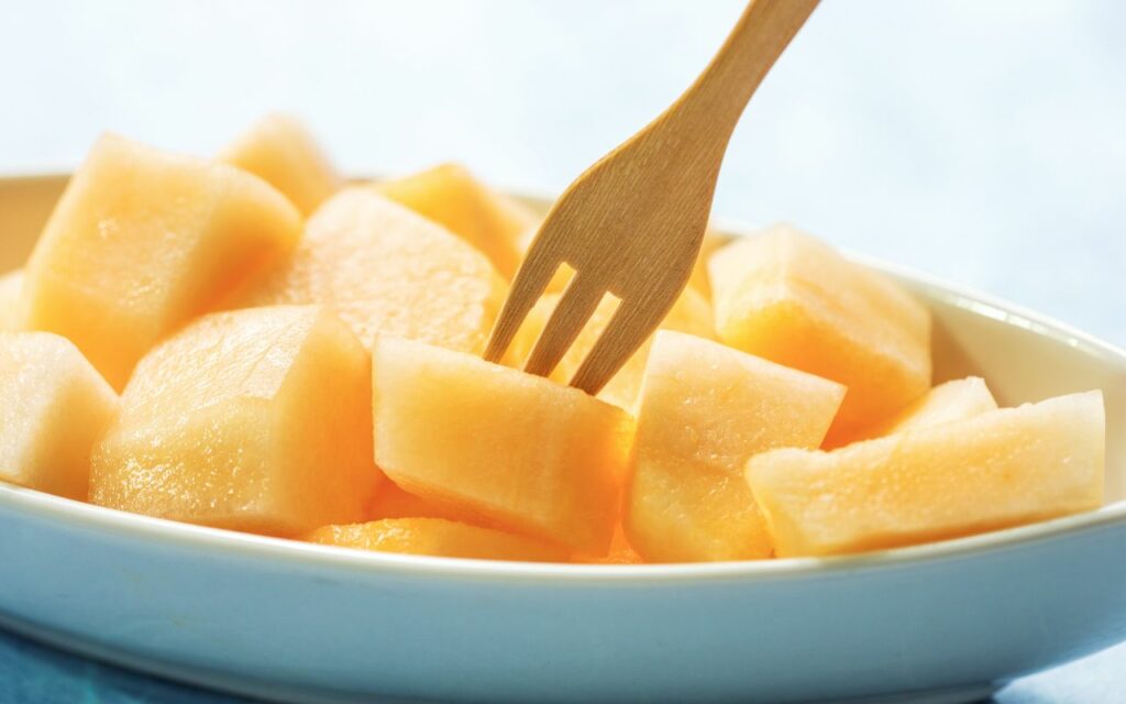 cup of cantaloupe