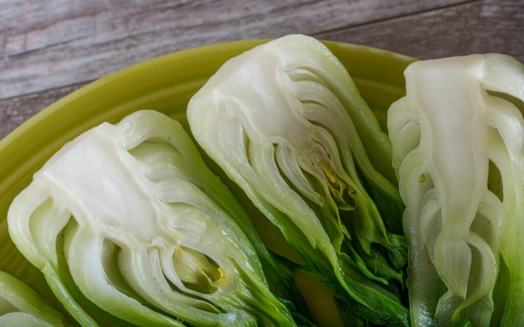 cup of cooked bok choy 