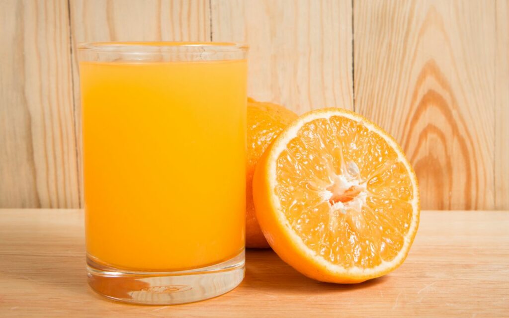 cup of orange juice
