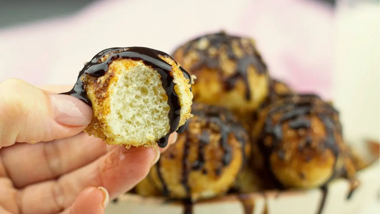 Air Fryer Donut Holes No Yeast — OhSo Delicious!