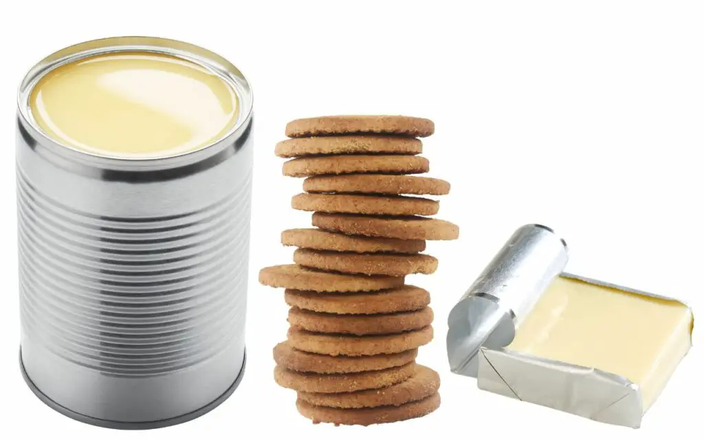 condensed milk biscuits and cream cheese