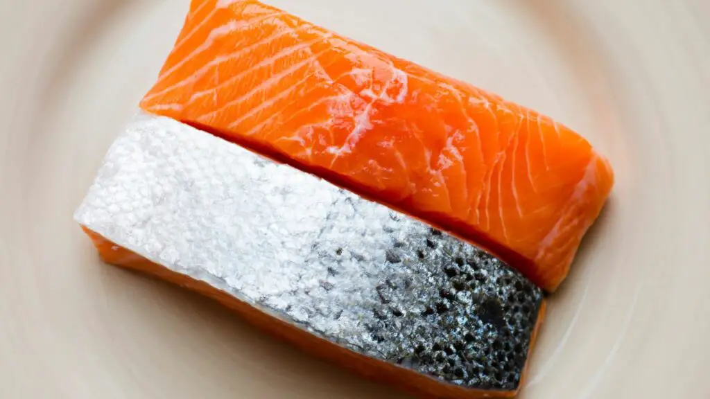 salmon fillet with skin on