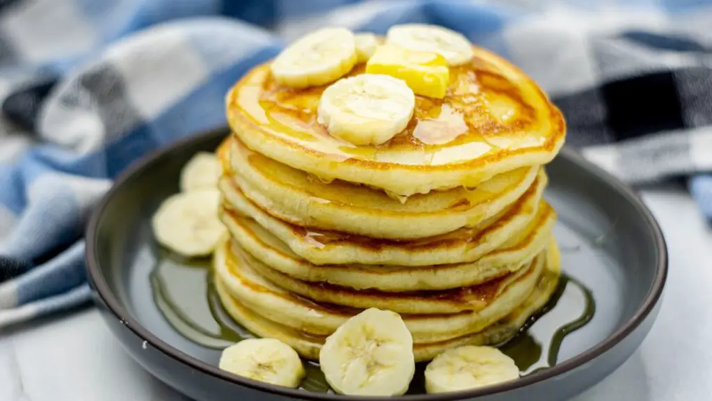 stack of classic pancakes