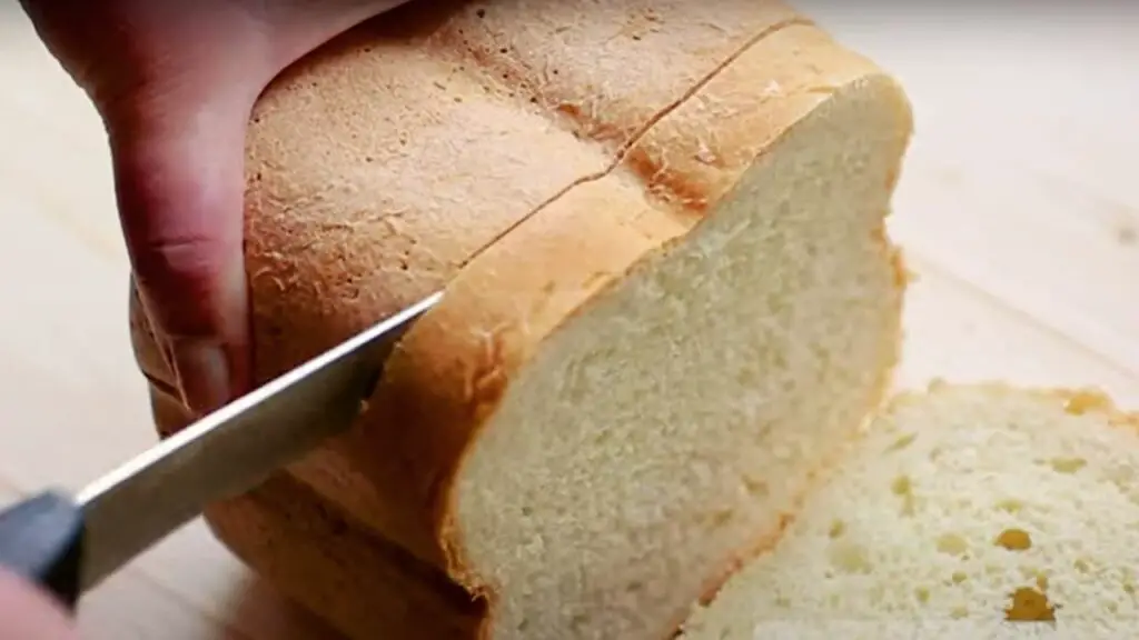 basic white bread machine loaf