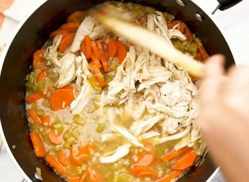 homemade turkey barley soup