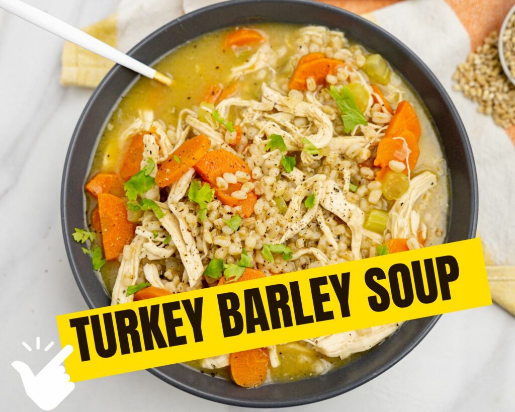 pearl barley soup with turkey