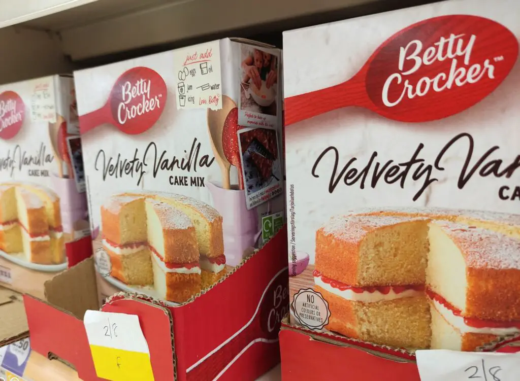 boxed cake mix