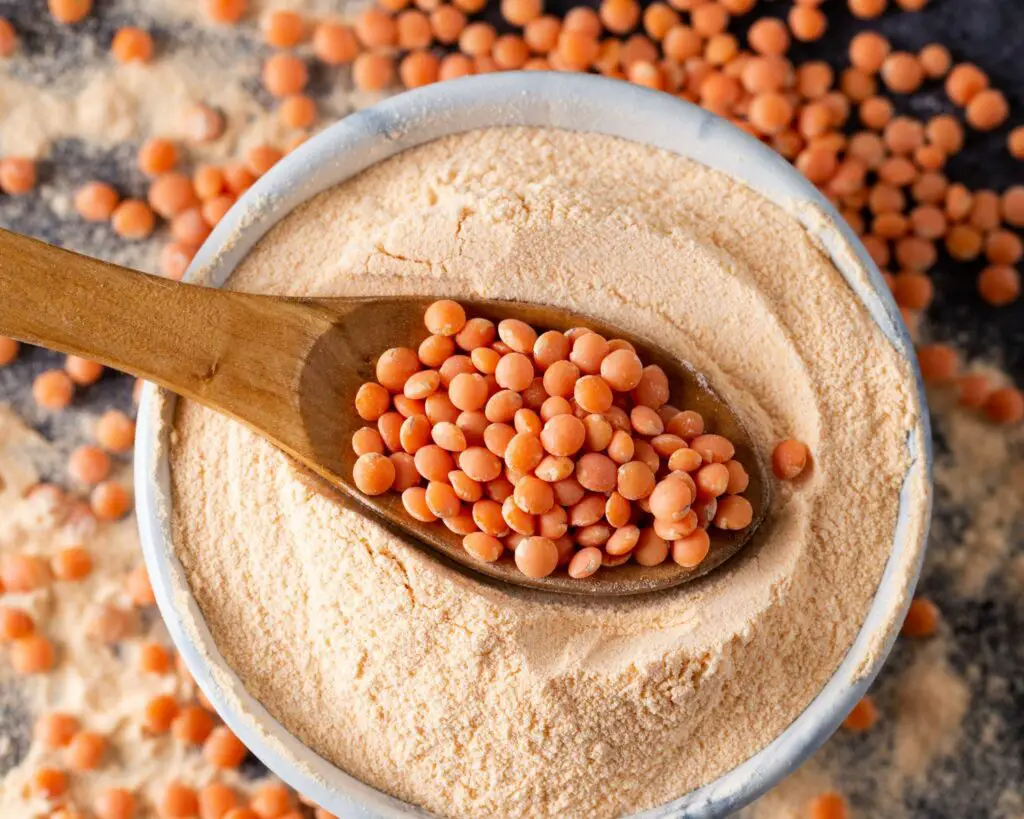 red lentil flour