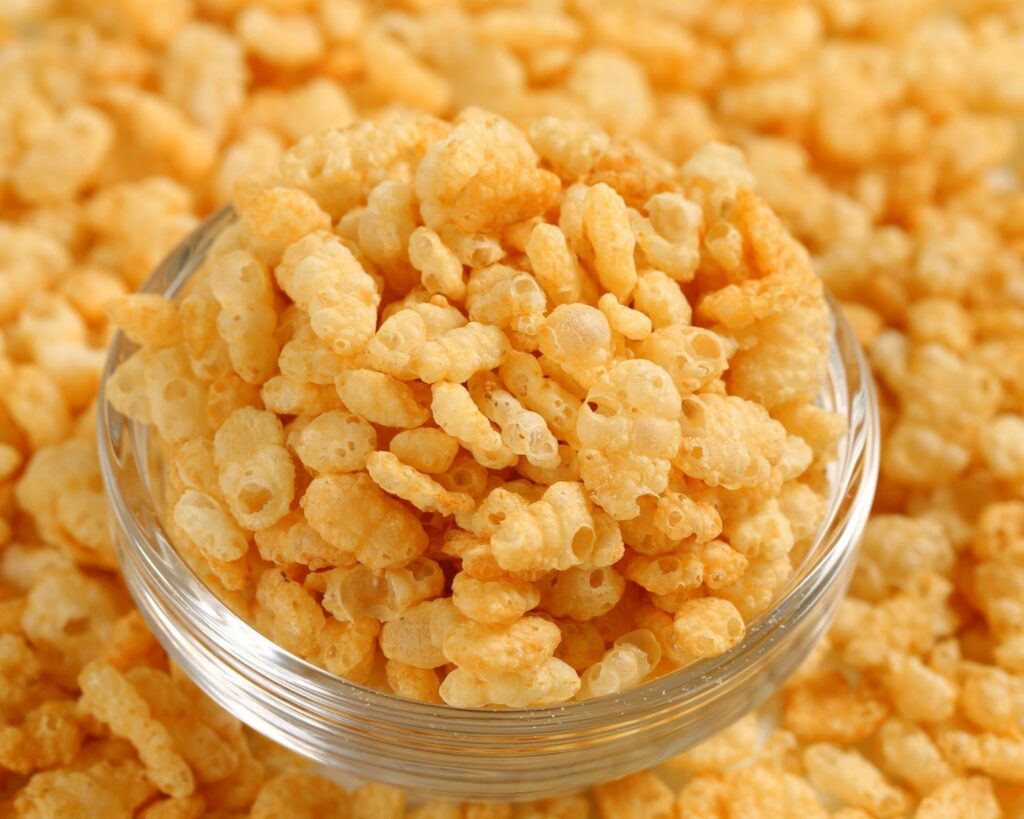 rice Krispies are a great alternative for breadcrumbs