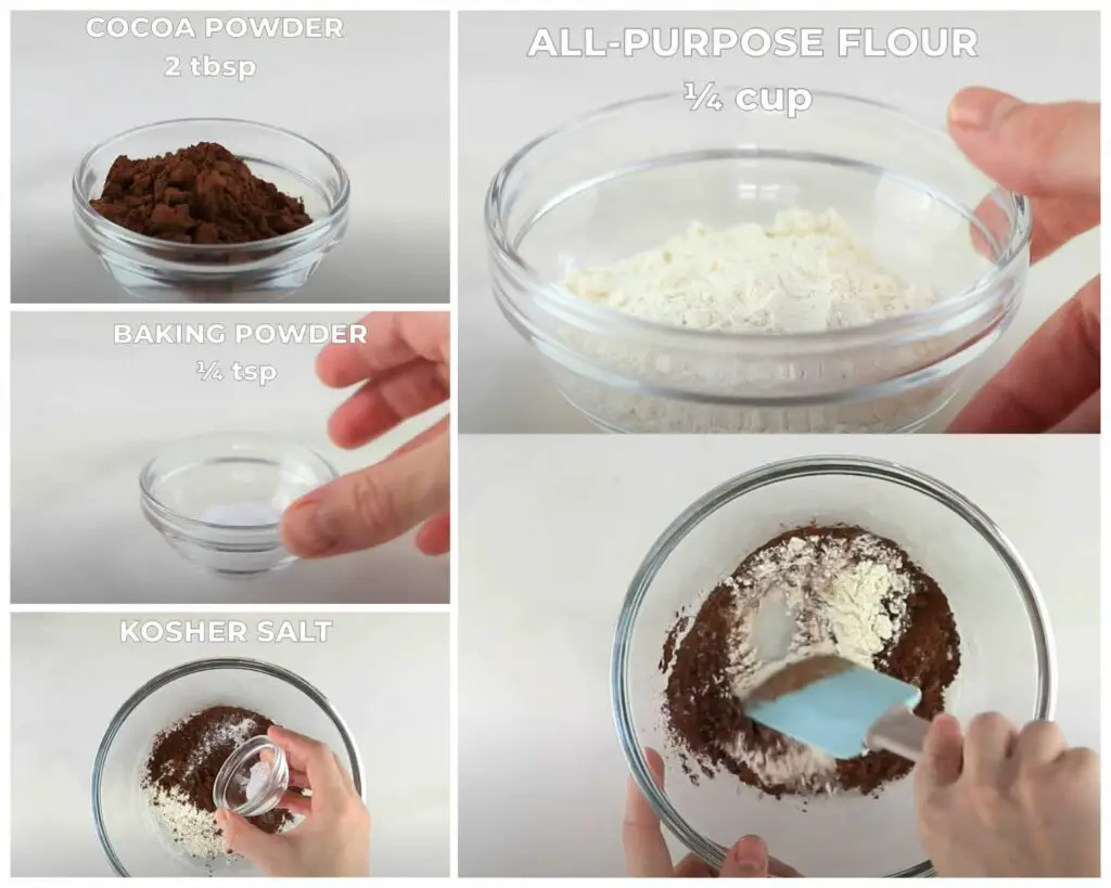 steps for making air fryer brownie