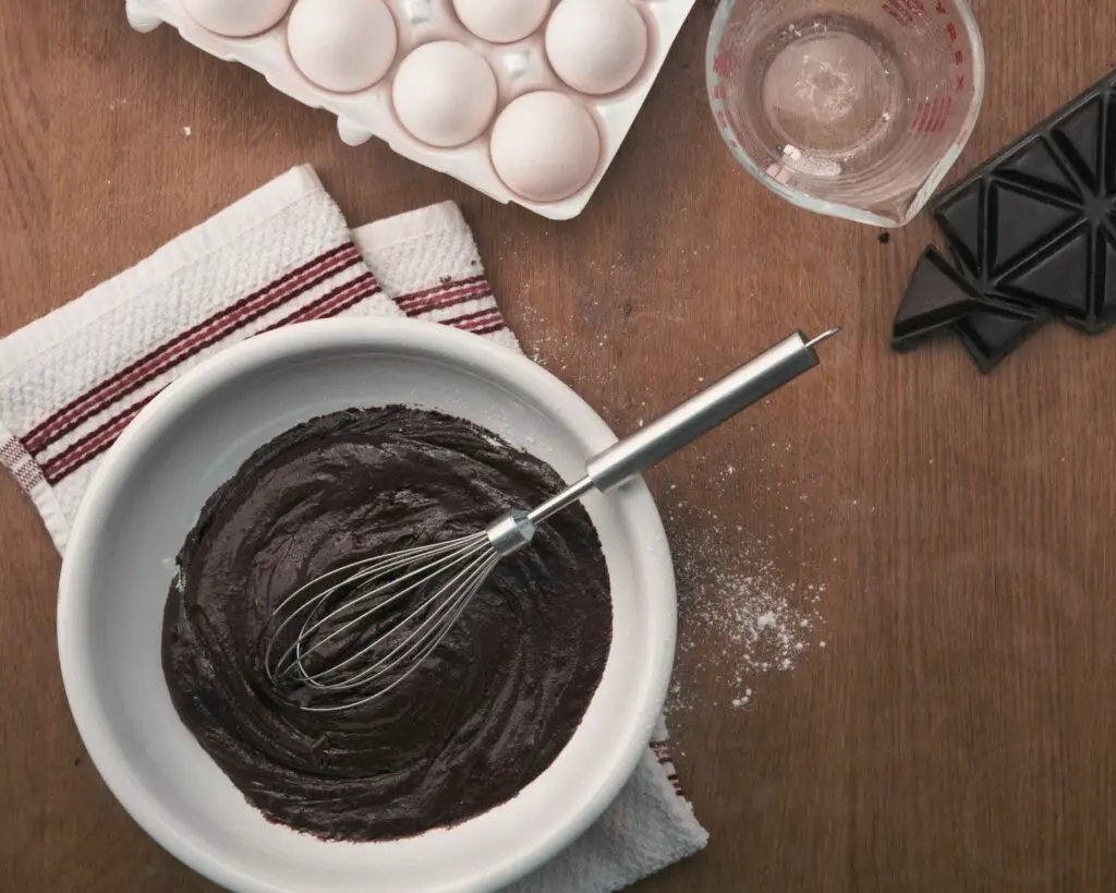 making air fryer chocolate brownies