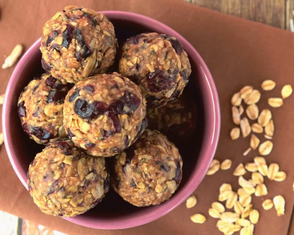 trail mix energy balls