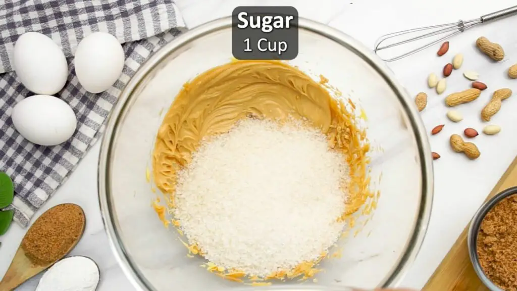 adding one cup of sugar