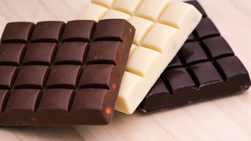 different types of chocolates