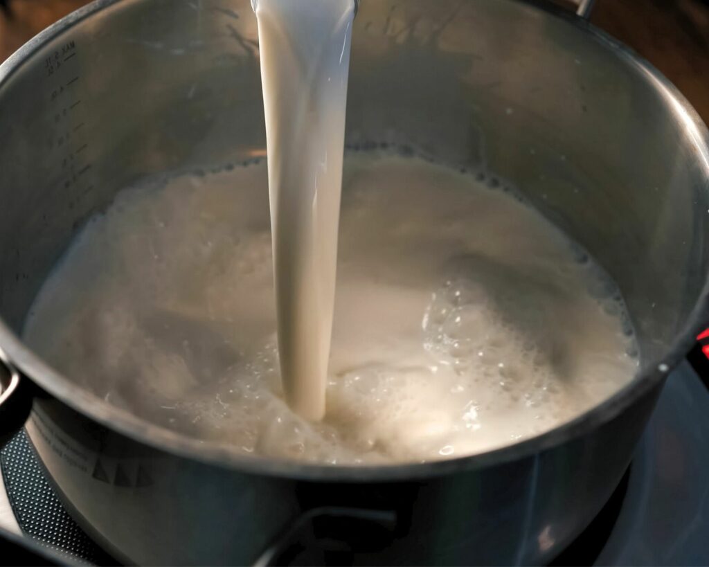 milk used in chocolate-making