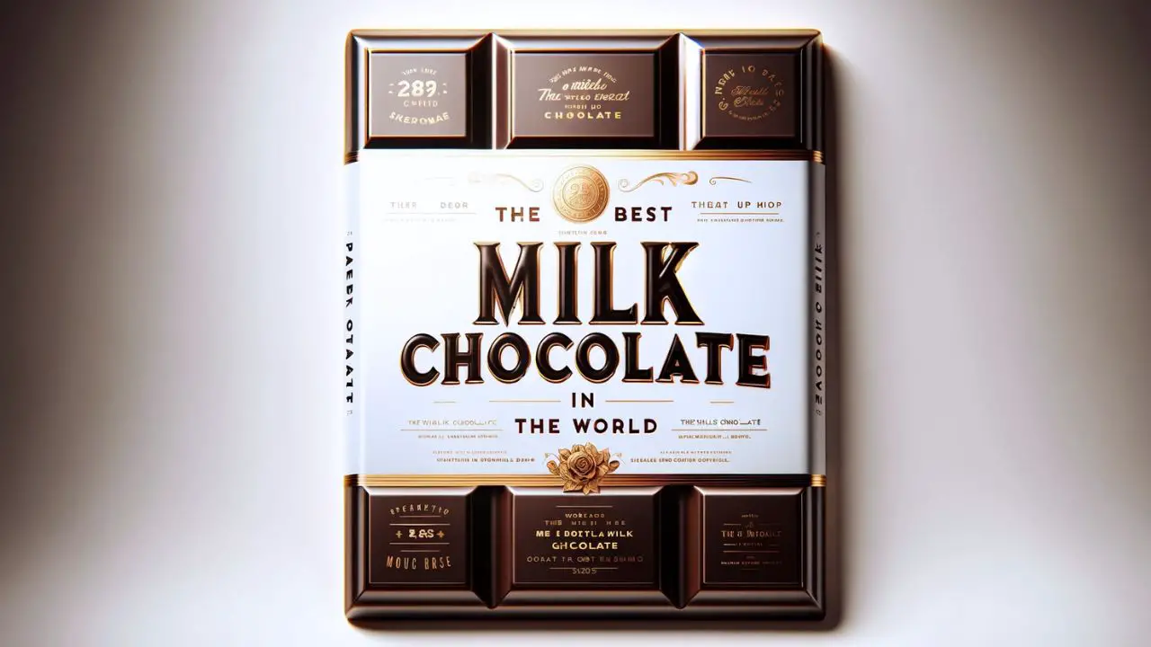 the best milk chocolate in the world