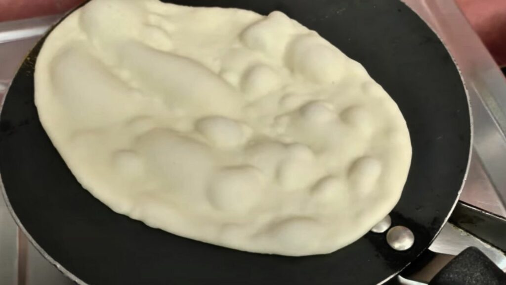 here is how to make naan at home on tawa