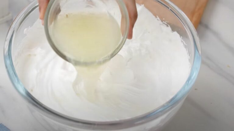 Adding Lemon Juice–Lemon Ice cream