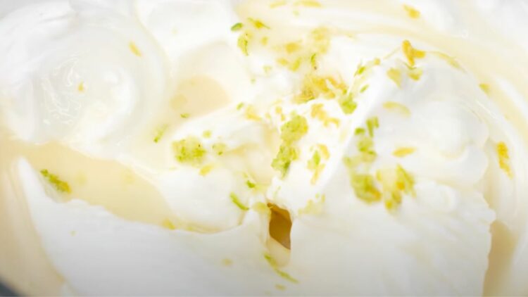 Adding Lemon Zest–Lemon Ice cream