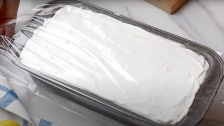 Freezing and Setting–Lemon Ice Cream