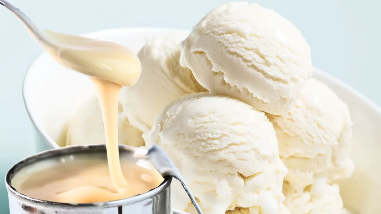 condensed milk ice cream