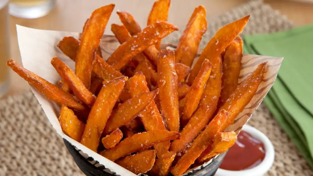 crispy air fryer sweet potato fries