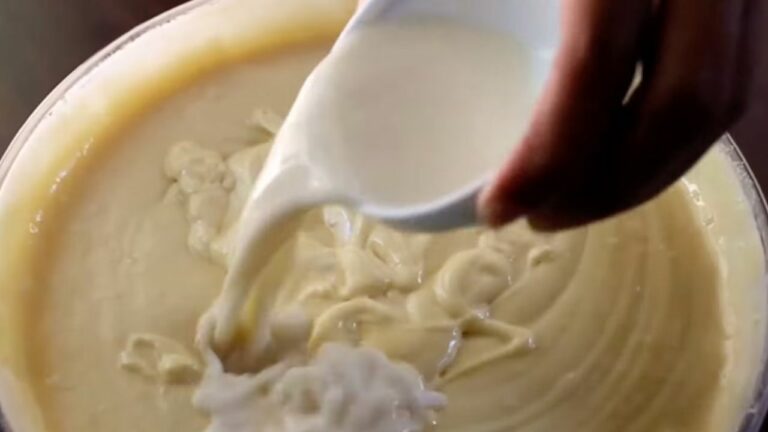 Add Milk and Salt– Sri Lankan Butter Cake Recipe