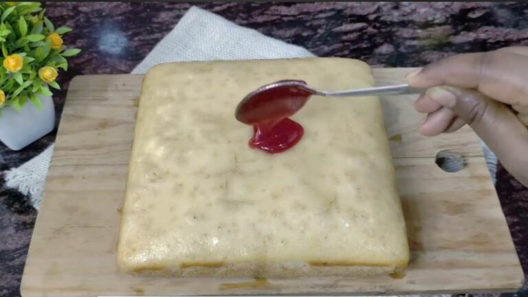 adding of syrup and jam on top