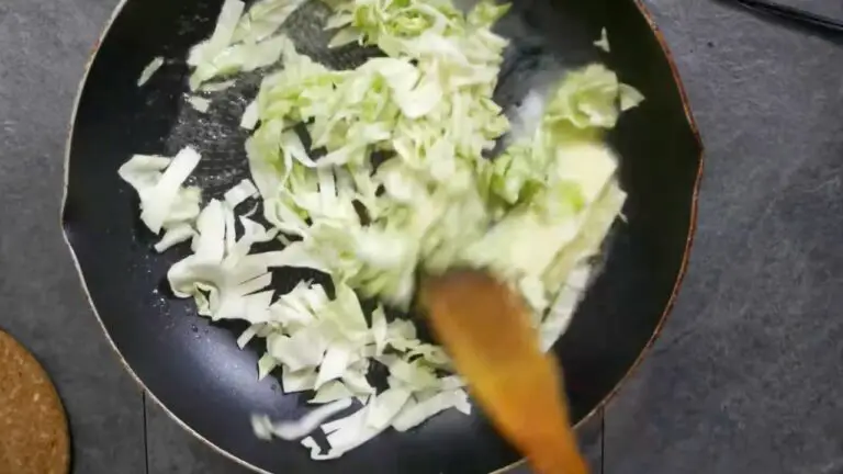 Cooking Cabbage–Corned Beef Hash