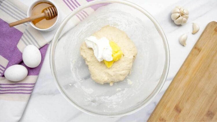Incorporate butter and cream cheese