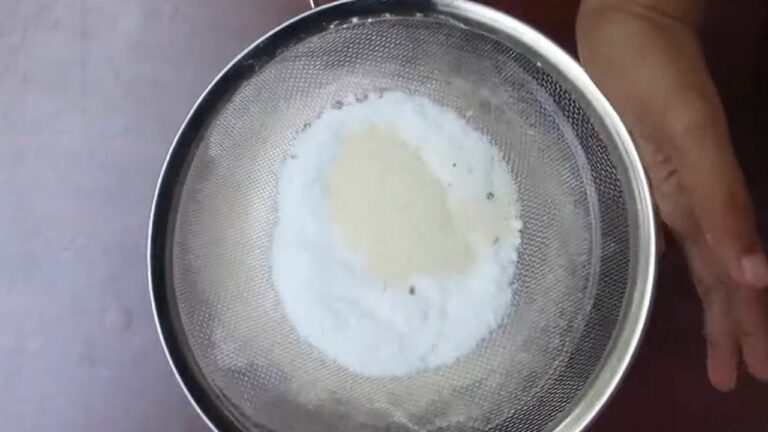 Sift and Mix Dry Ingredients for Nankhatai Cookies