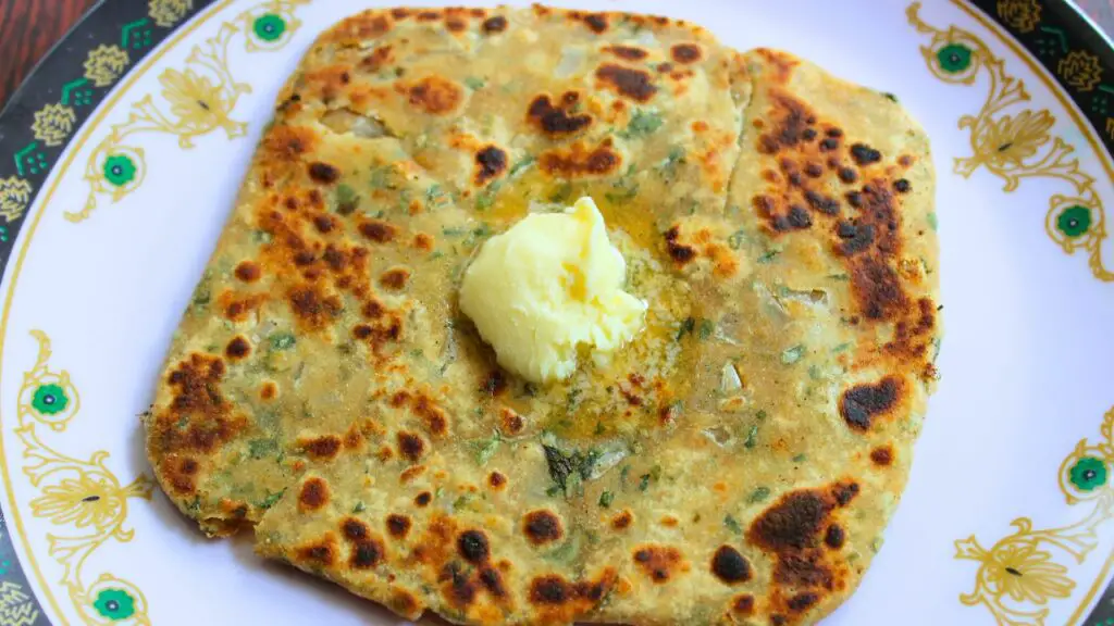 Paratha, a flatbread native to the Indian subcontinent,