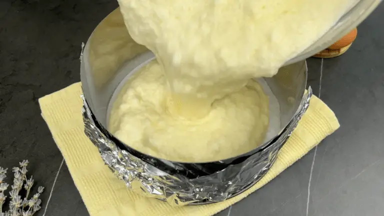 transferring the mixture to a baking pan