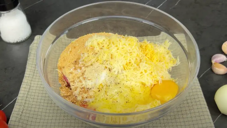 seasoning the protein in the bowl