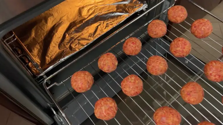 setting up the oven for baking