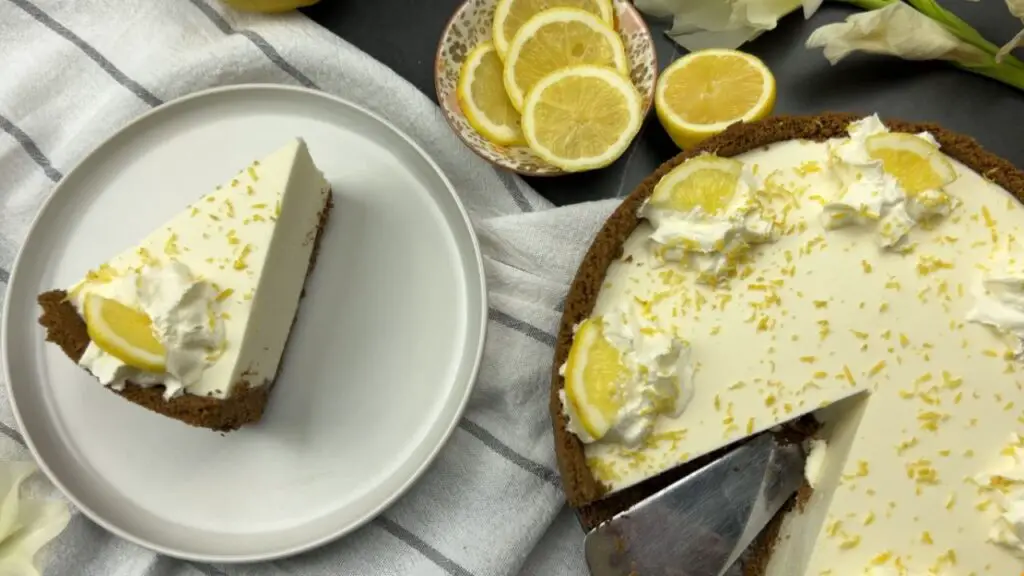 how to store no bake lemon pie