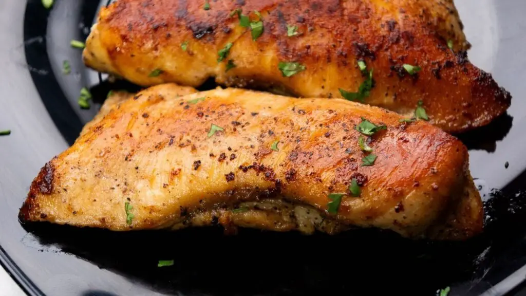 chicken breast in a pan with butter3