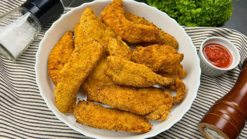 crispy air fryer chicken strips