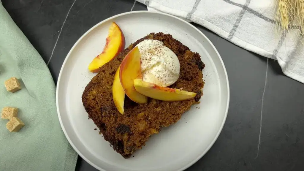 finished product of bread maker fruit loaf recipe