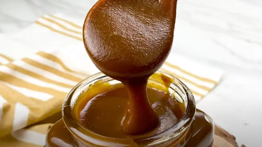 how to make this caramel sauce thick