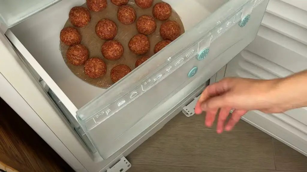 storing of meatballs